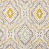 Lino Grueso Estampado Floral Mostaza - Ribes y Casals