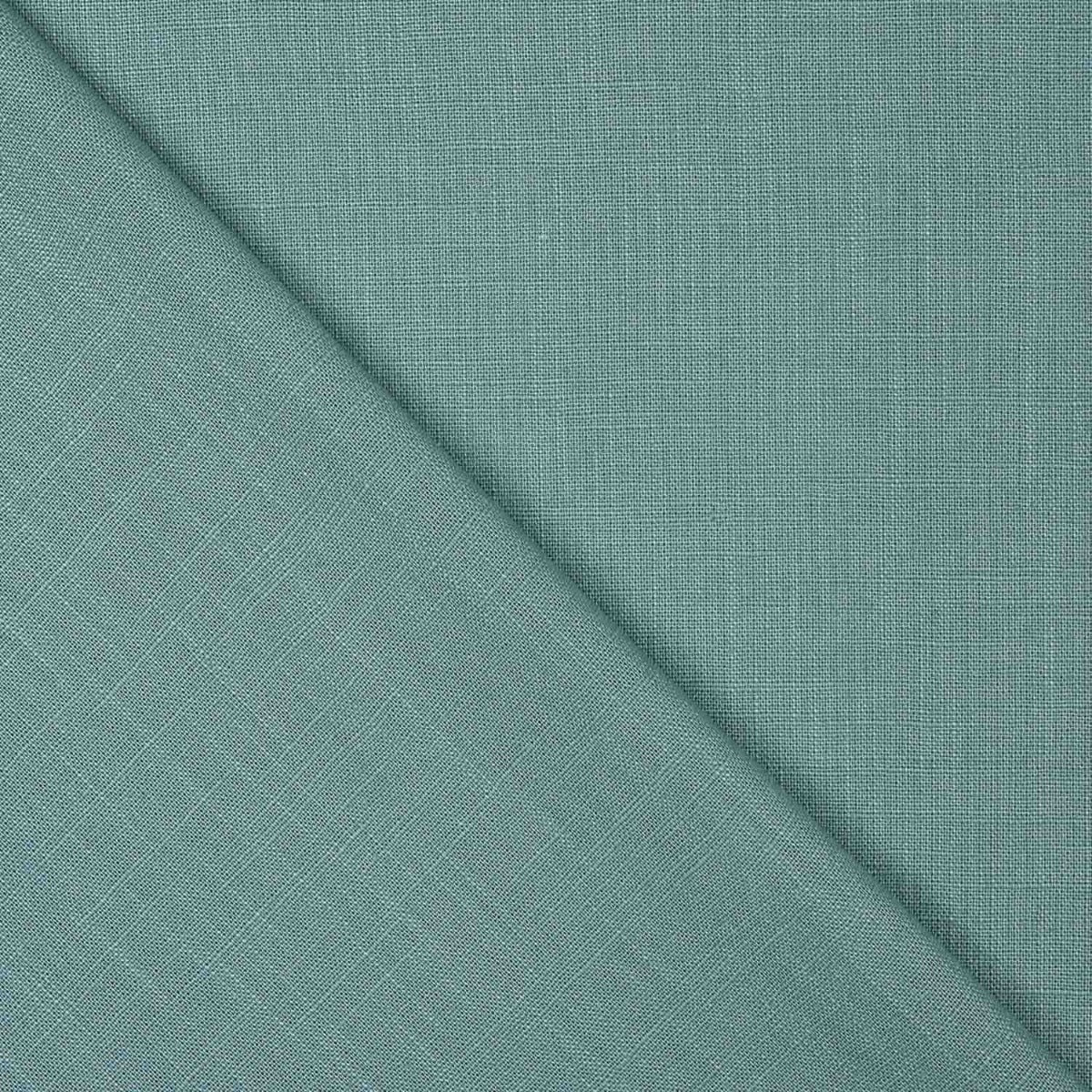 Lino Cotton Lavado Azul Teal - Ribes y Casals