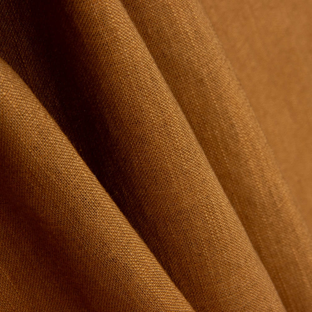 Retal Lino Lavado Teja 100x140 cm - Ribes y Casals