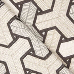 Retal Tapicería Rústica Gruesa Bordado Trigonometria 130x140 cm - Ribes y Casals