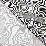 Lino Viscosa Abstracto Blanco - Ribes y Casals