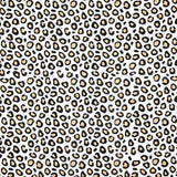 Lino Viscosa Leopardo Blanco - Ribes y Casals