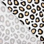 Lino Viscosa Leopardo Blanco - Ribes y Casals
