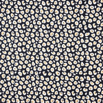 Lino Viscosa Leopardo Negro - Ribes y Casals