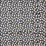 Lino Viscosa Leopardo Negro - Ribes y Casals