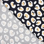 Lino Viscosa Leopardo Negro - Ribes y Casals