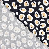 Lino Viscosa Leopardo Negro - Ribes y Casals