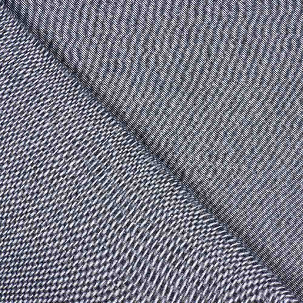 Lino Viscosa Oxford Azul - Ribes y Casals