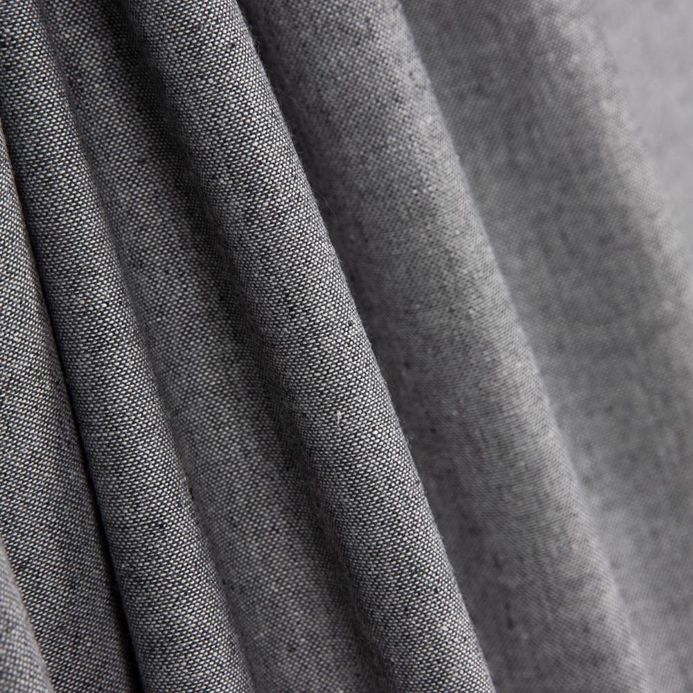 Lino Viscosa Oxford Gris Claro - Ribes y Casals