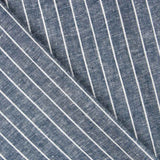 Lino Viscosa Oxford Raya Azul - Ribes y Casals