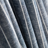 Lino Viscosa Oxford Raya Azul - Ribes y Casals