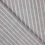 Lino Viscosa Oxford Rayado Gris Claro - Ribes y Casals