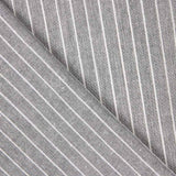 Lino Viscosa Oxford Rayado Gris Claro - Ribes y Casals