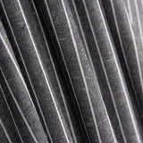 Lino Viscosa Oxford Rayado Gris Medio - Ribes y Casals