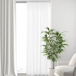 Confección Cortina Fruncida Lino Premium Lino Fino Blanco - Ribes y Casals
