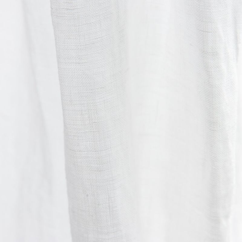 Confección Cortina Fruncida Lino Premium Lino Fino Blanco - Ribes y Casals