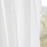 Confección Cortina Fruncida Lino Premium Lino Fino Blanco - Ribes y Casals