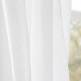 Confección Cortina Fruncida Lino Premium Lino Fino Blanco - Ribes y Casals