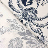 Algodón Lino Estampada Cachemir Azul Marino - Ribes y Casals