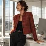 Tweed de Lana Siena Terracota - Ribes y Casals