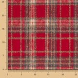 Loden Poliéster Cuadros Rojos - Ribes y Casals