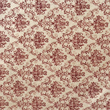 Lona Estampada Barroca Granate - Ribes y Casals