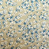 Lona Estampada Flor Aguamarina - Ribes y Casals