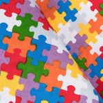 Lona Estampada Puzzle Multicolor - Ribes y Casals