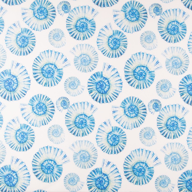 Lona Exterior Caracolas Azul - Ribes y Casals