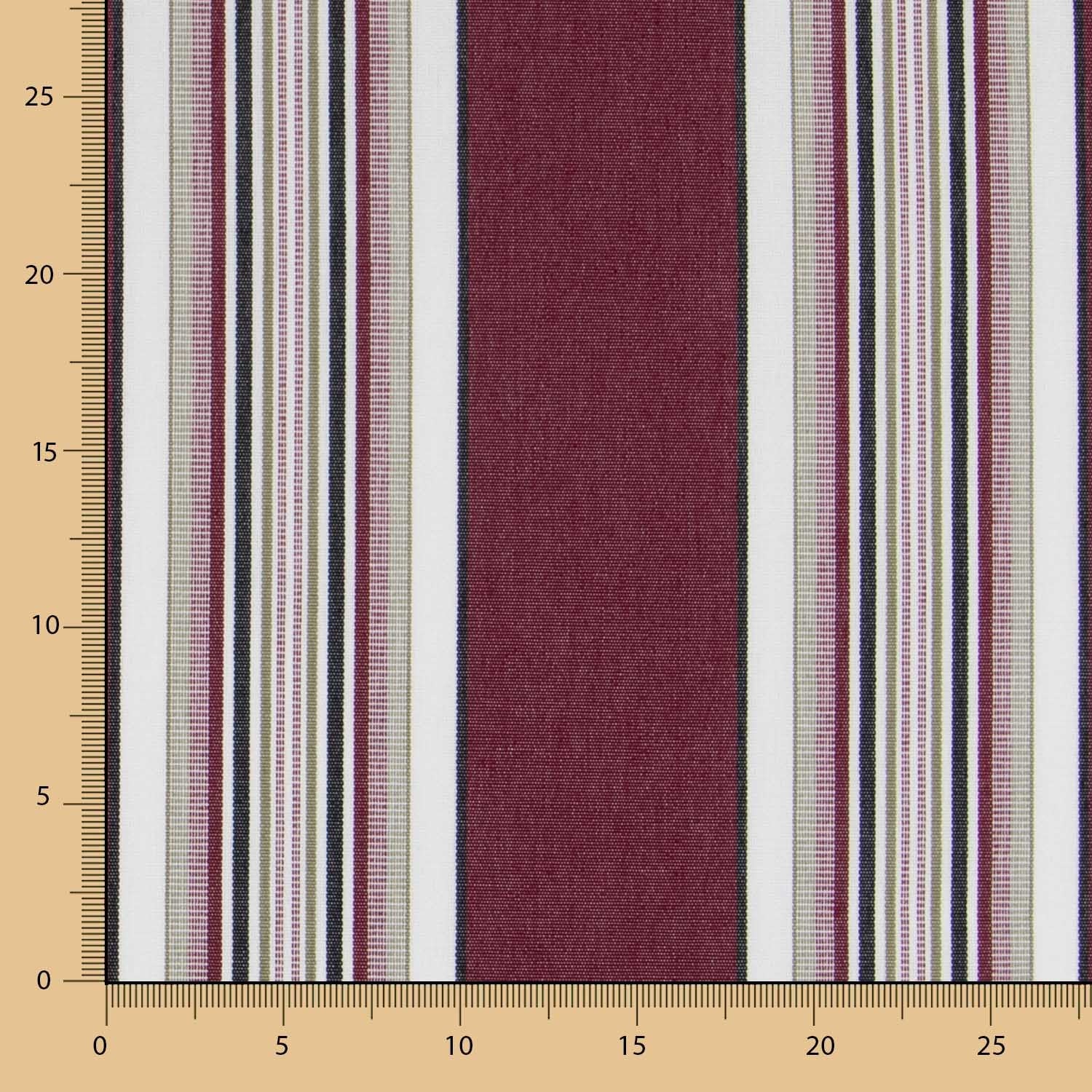Lona Exterior Multirayas Granate - Ribes y Casals