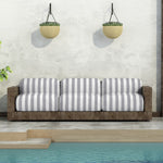 Lona Exterior Rayas Gris - Ribes y Casals