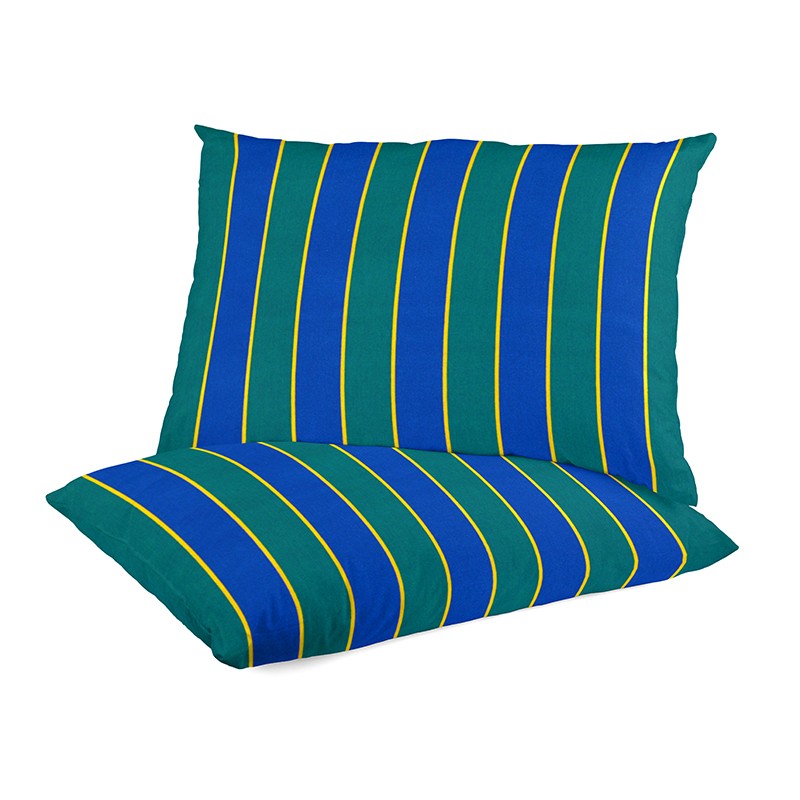 Lona Exterior Rayas Verde Azul - Ribes y Casals