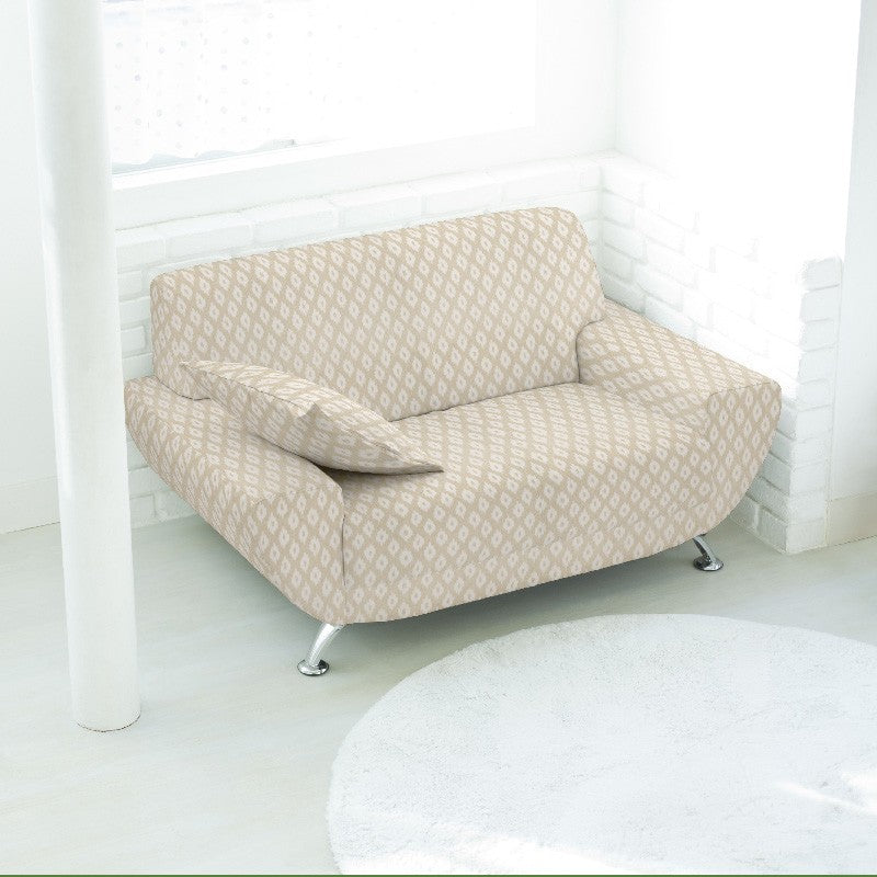 Lona Lengua Mallorquina Ikat Beige - Ribes y Casals