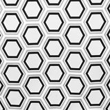 Lona Tejida Hexagonos Negro - Ribes y Casals