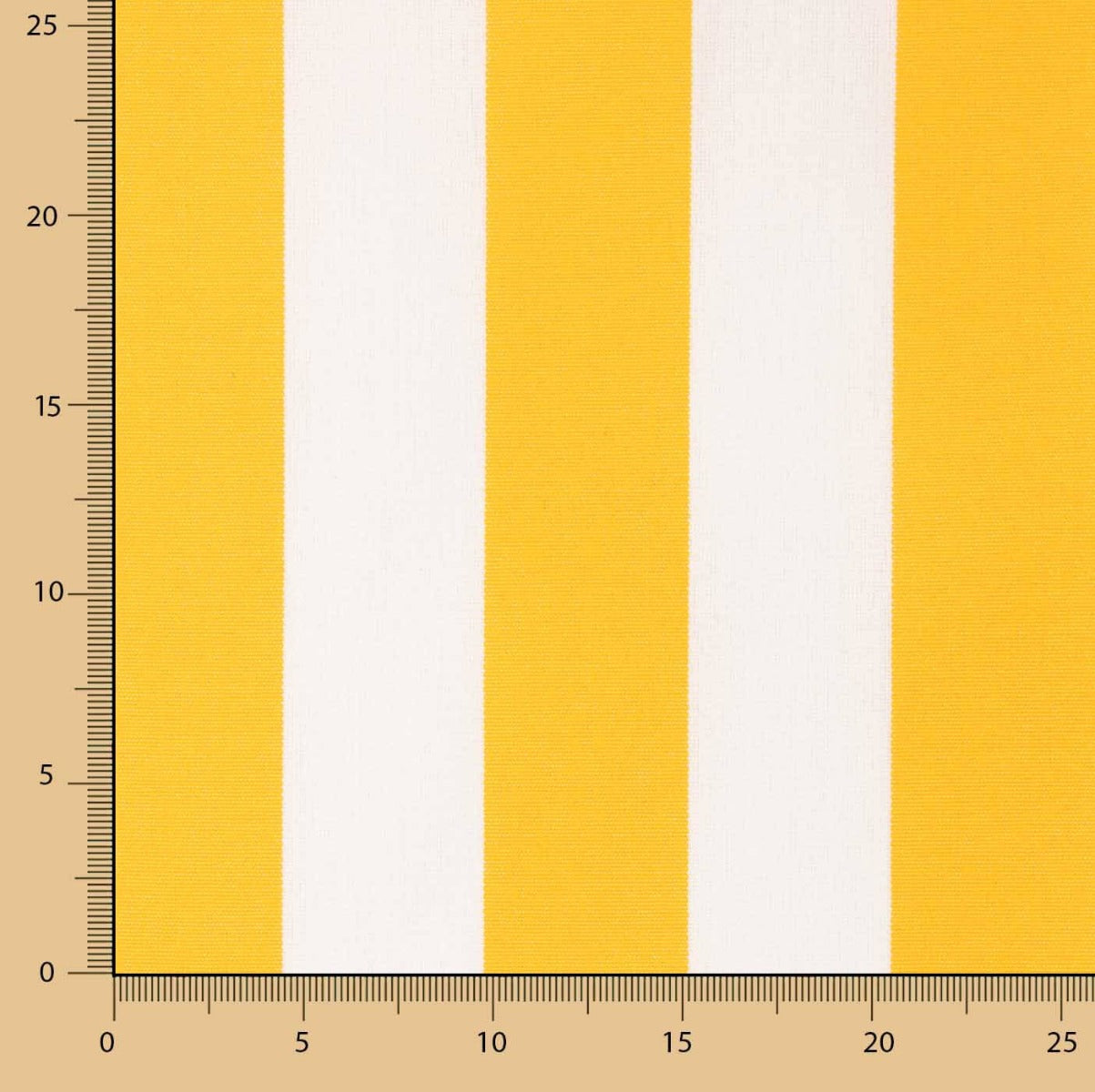 Lona Exterior Teflón Rayas Amarillo 320cm - Ribes y Casals