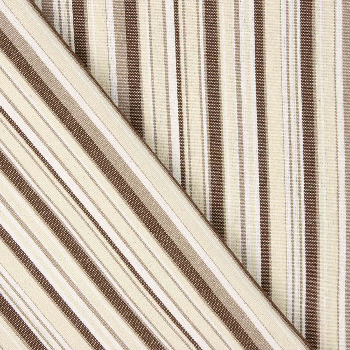 Lona Exterior Teflón Rayas Marrón-Beige 320cm - Ribes y Casals
