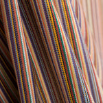 Lona Exterior Teflón Rayas Mini Marrón - Ribes y Casals