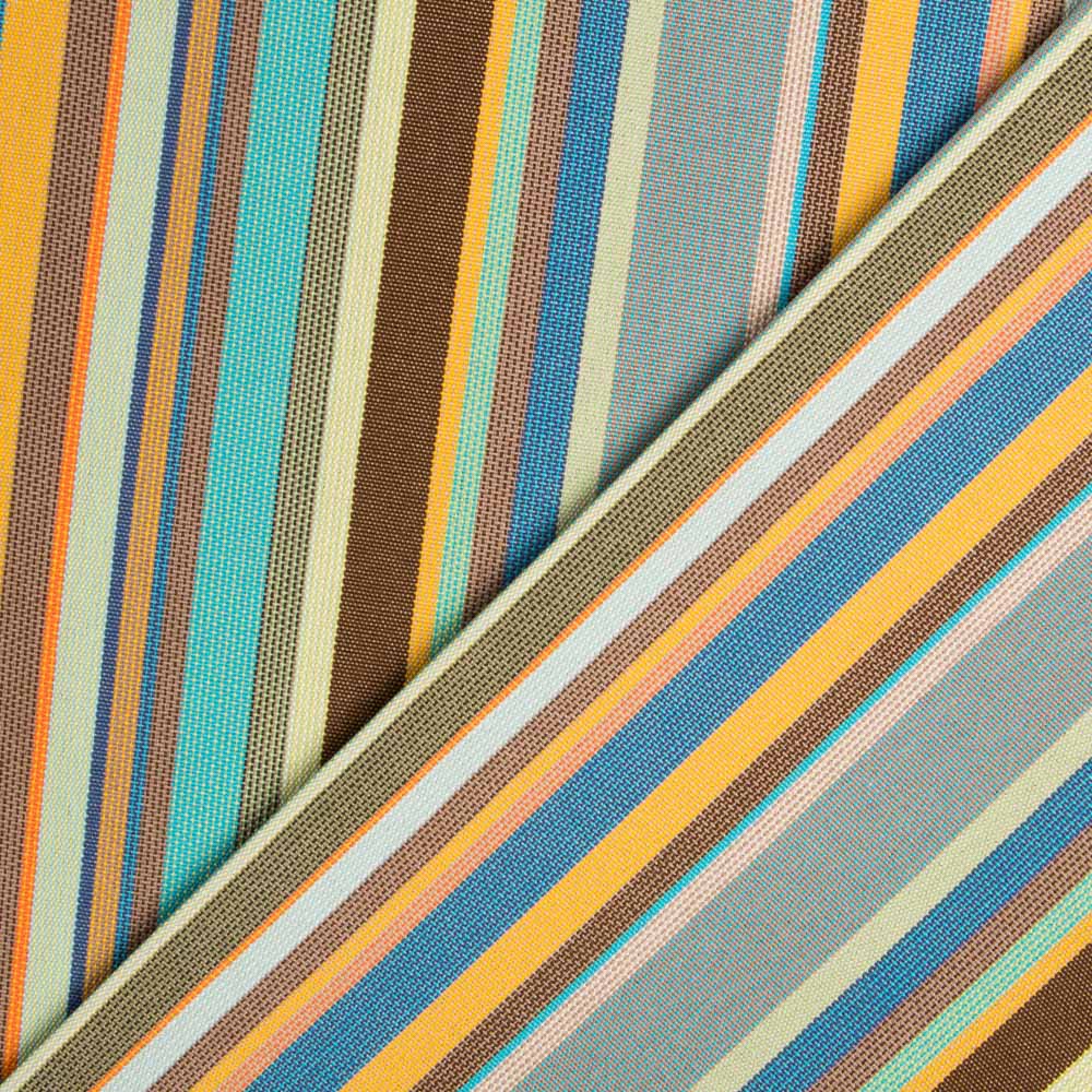 Retal Lona Exterior Teflón Rayas Verde 60x320 cm - Ribes y Casals