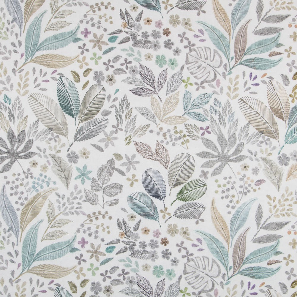 Loneta Algodón Digital Hojas - Ribes y Casals