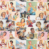 Loneta Algodón Estampada 50&#39;s - Ribes y Casals