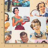 Loneta Algodón Estampada 50&#39;s - Ribes y Casals