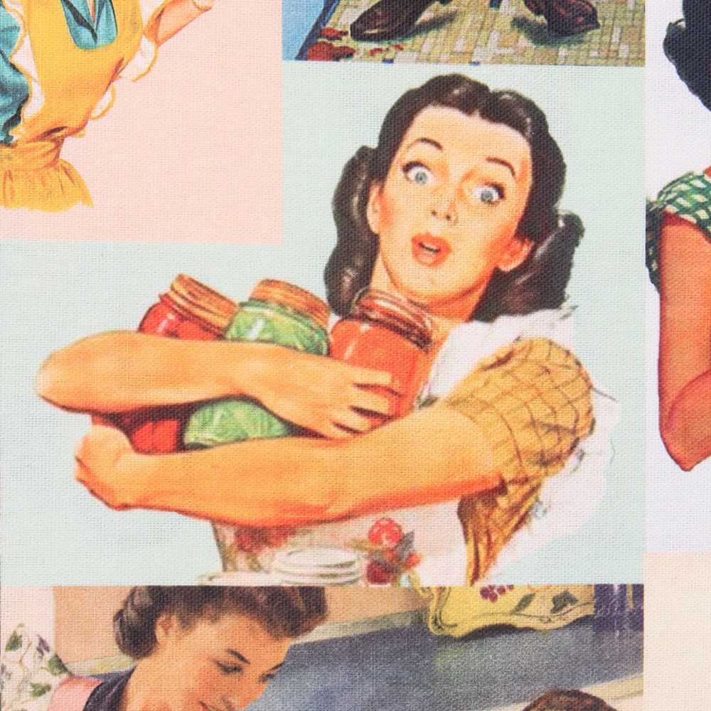 Loneta Algodón Estampada 50&#39;s - Ribes y Casals