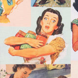 Loneta Algodón Estampada 50&#39;s - Ribes y Casals