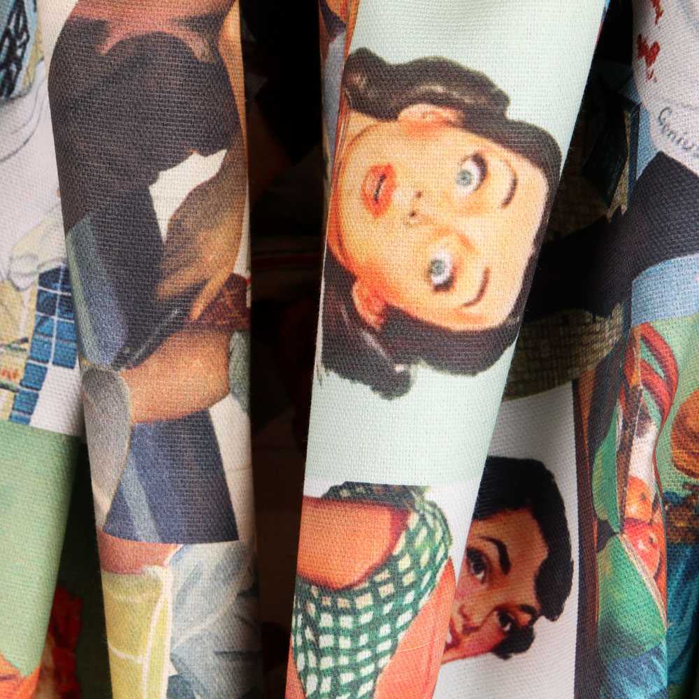 Loneta Algodón Estampada 50&#39;s - Ribes y Casals