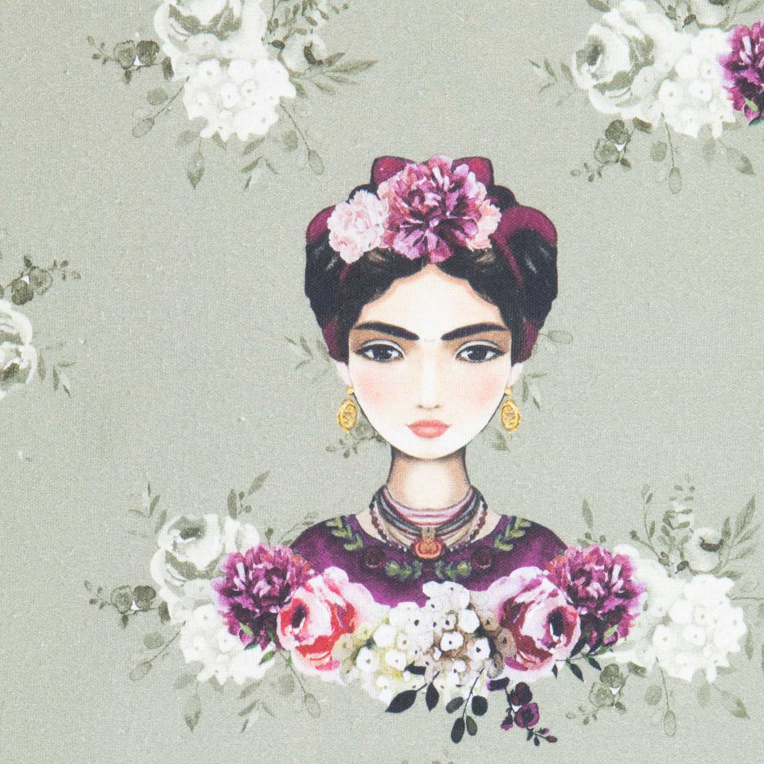 Loneta Algodón Frida Kahlo - Ribes y Casals