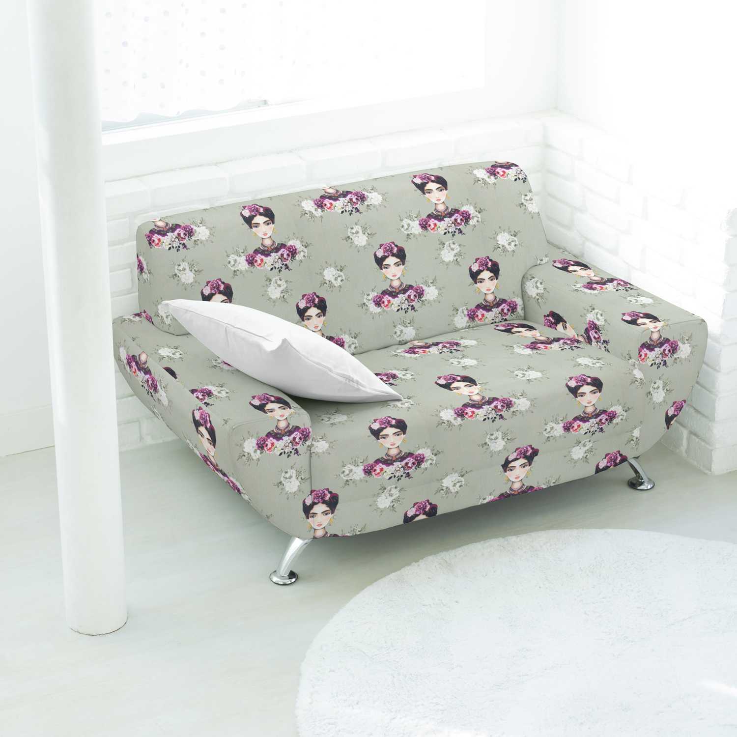 Loneta Algodón Frida Kahlo - Ribes y Casals