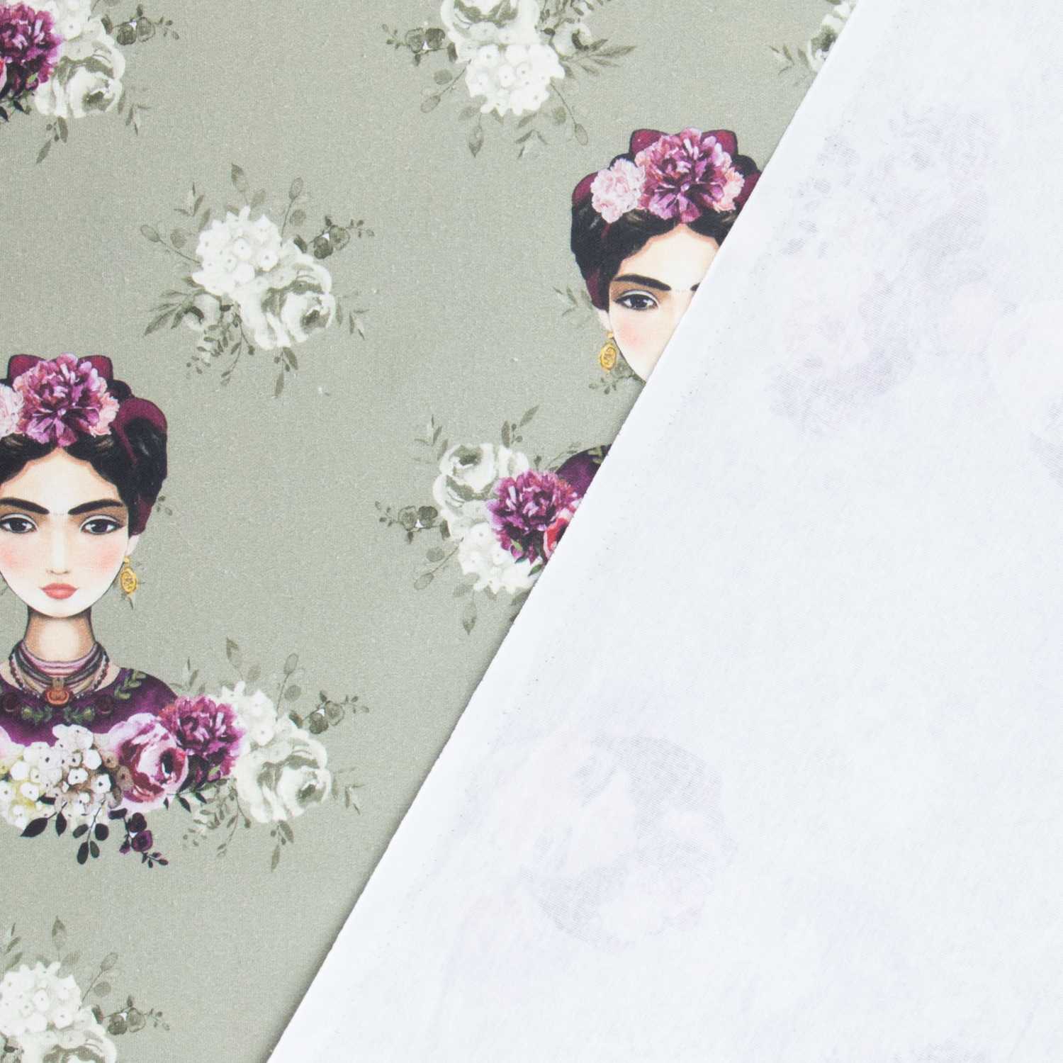 Loneta Algodón Frida Kahlo - Ribes y Casals