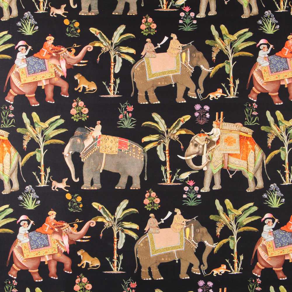 Loneta Algodón India Negra - Ribes y Casals