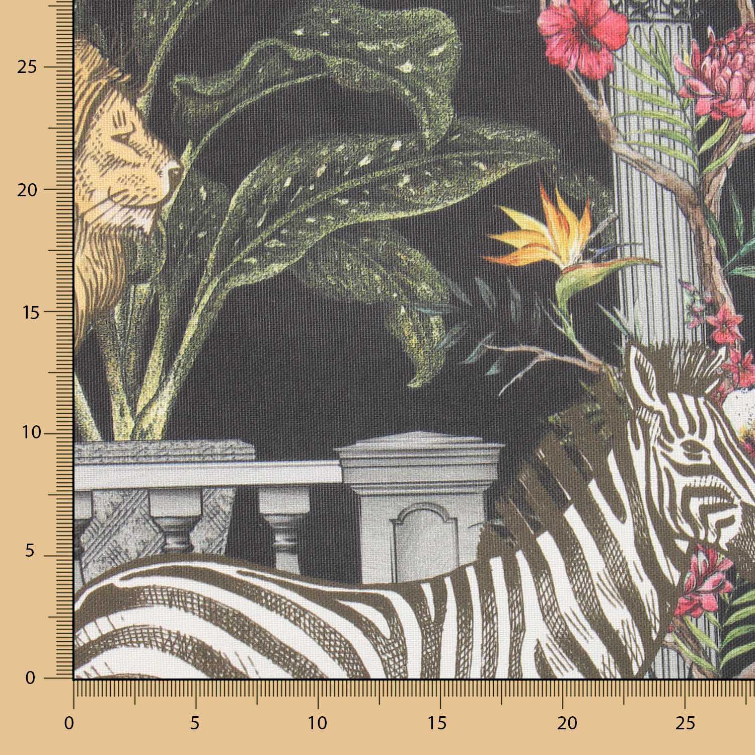 Loneta Algodón Jungle Ruins - Ribes y Casals