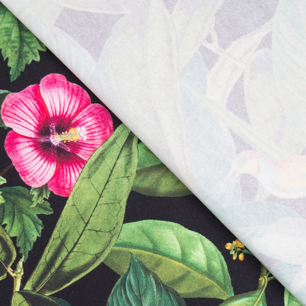 Loneta Algodón Safari Negra - Ribes y Casals